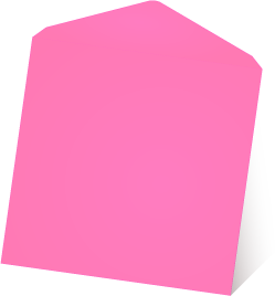 Roze wenskaart enveloppen